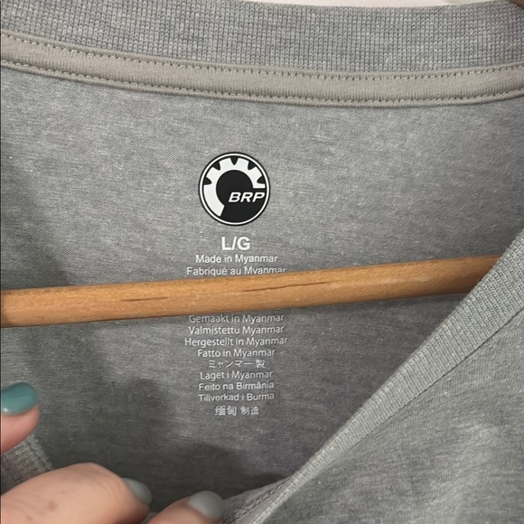 Canam Gray Long Sleeve Tee - Picture 2 of 3